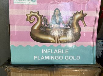 2 flamingos nuevos grandes $15cada pieza