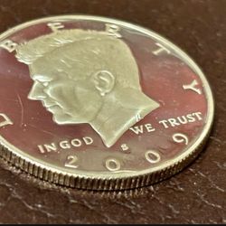 Half Dollar 2009 S. Silver Coin USA. Ag. 0.900