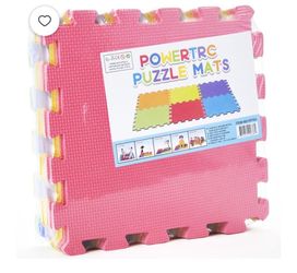 Playtime puzzle mats in plastic