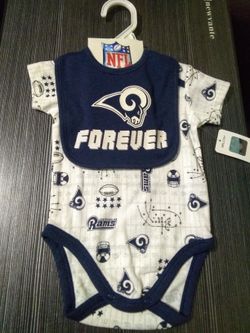 RAMS BABY O-3 MOS NEW
