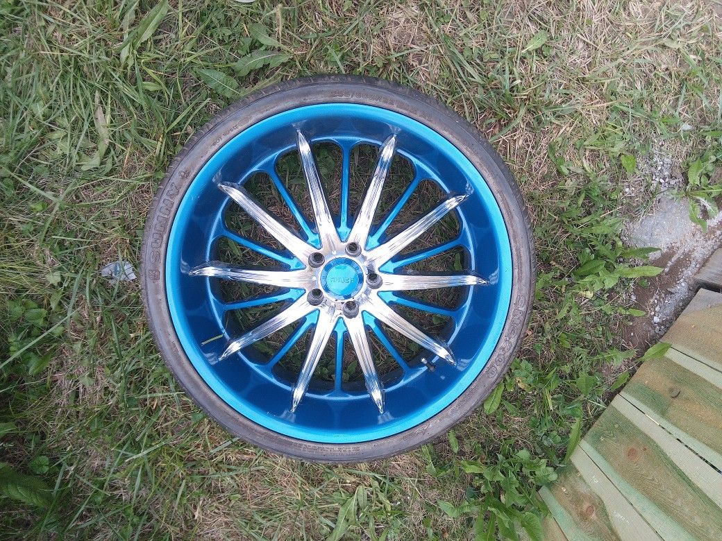 22 Inch Akuza Rims 
