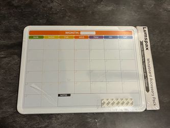 16x12inches Whiteboard Calendar