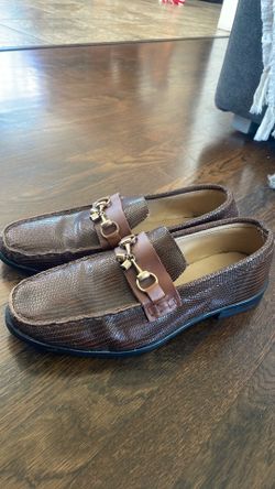 Brown loafers