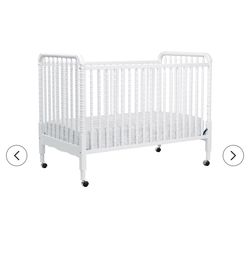 Jenny Lind white crib and changing table