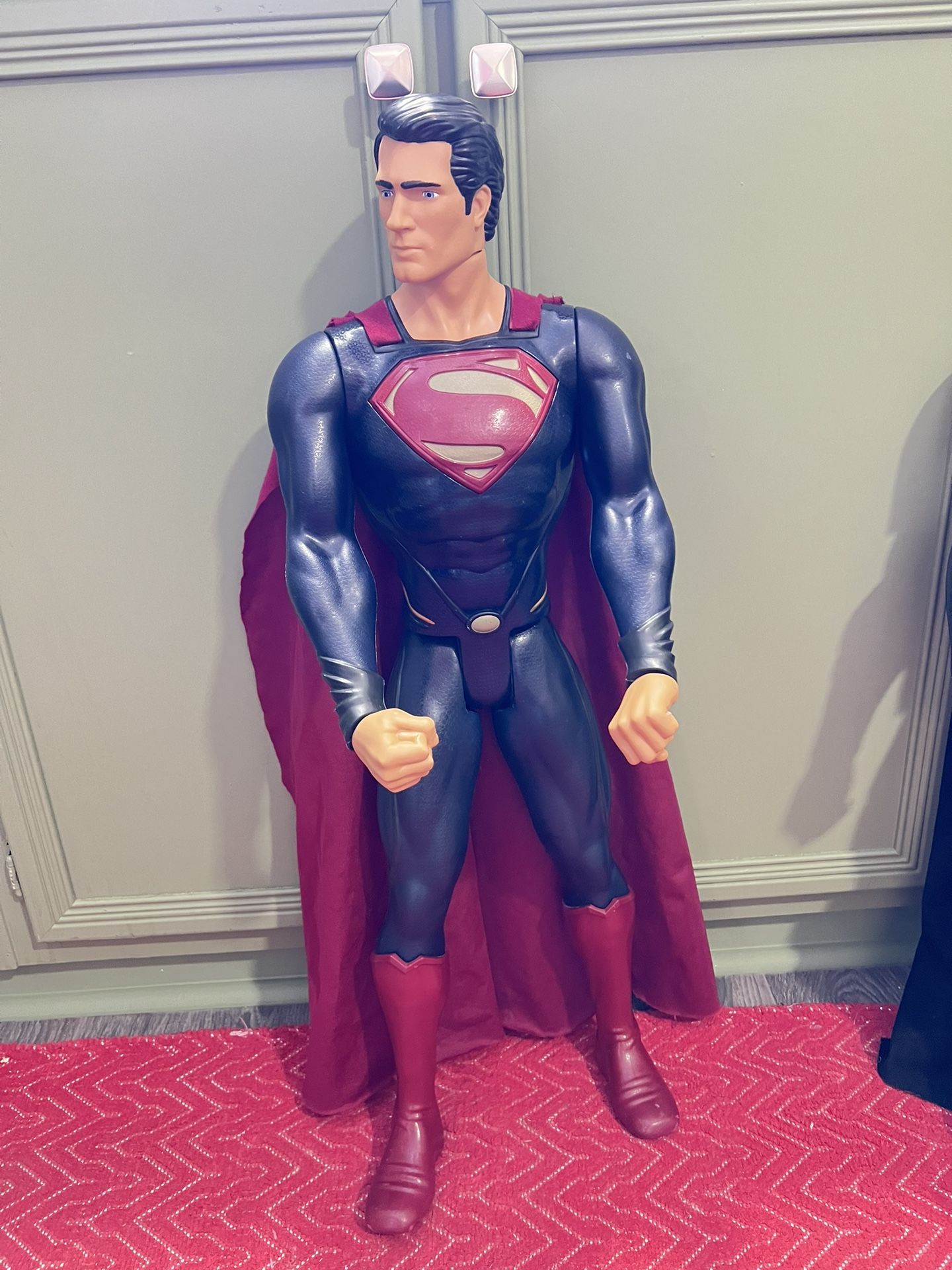 Superman Figure JAKKS Pacific Big-Figs 31” DC Comics Man of Steel Giant Toy