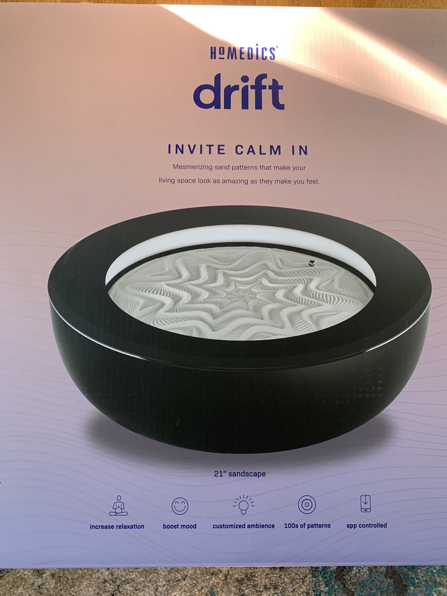 Homedics Drift Kinetic Sand Table