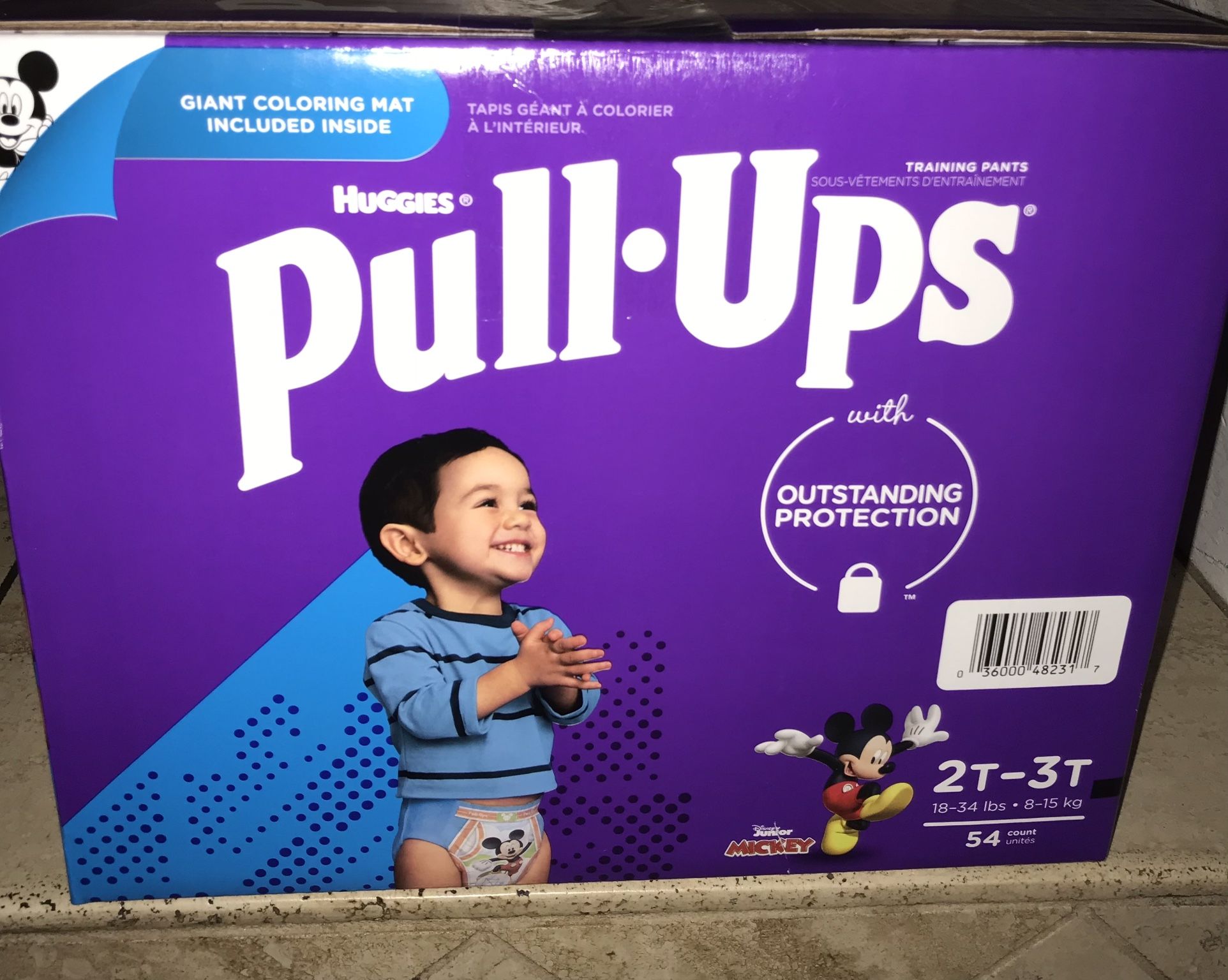 New Box Of 54 Pull-Ups Size 2T-3T For $18 firm On Price