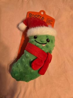 Boots & Barkley Crunchy Pickle Holiday Dog Toy