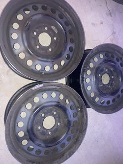 Set Of 3 Rims Wheels 16 Inch 5x114 Fits Toyota Camry Nissan Altima Maxima Mazda 3 Mitsubishi Honda Accord 