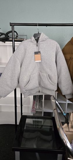 Supreme North Face down filled zip up hooded sweatshirt