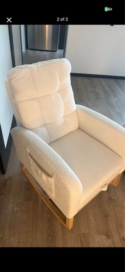 Modern Teddy Rocking Recliner Chair – Like New