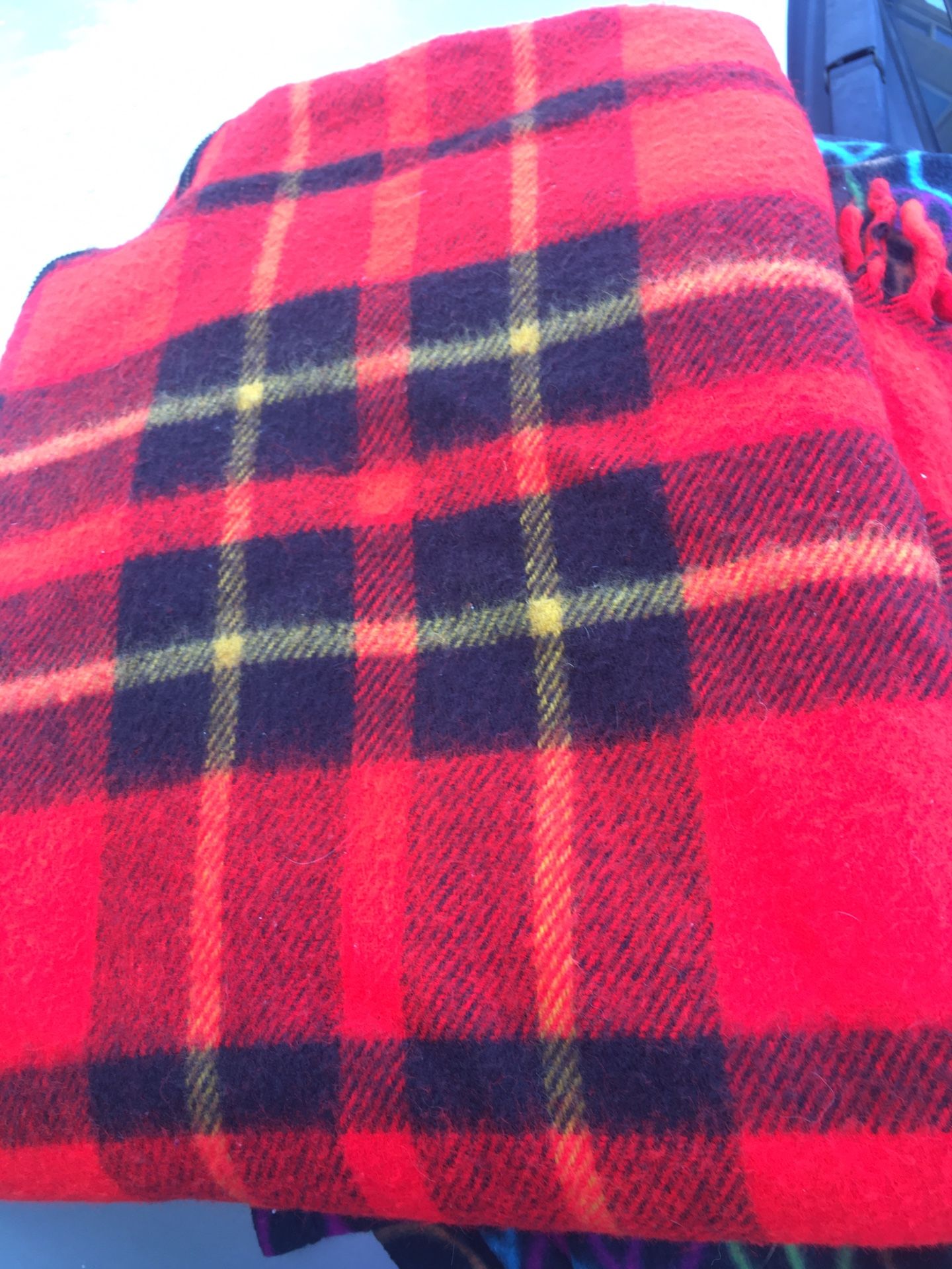 Poncho/ Blanket.   Wool. 