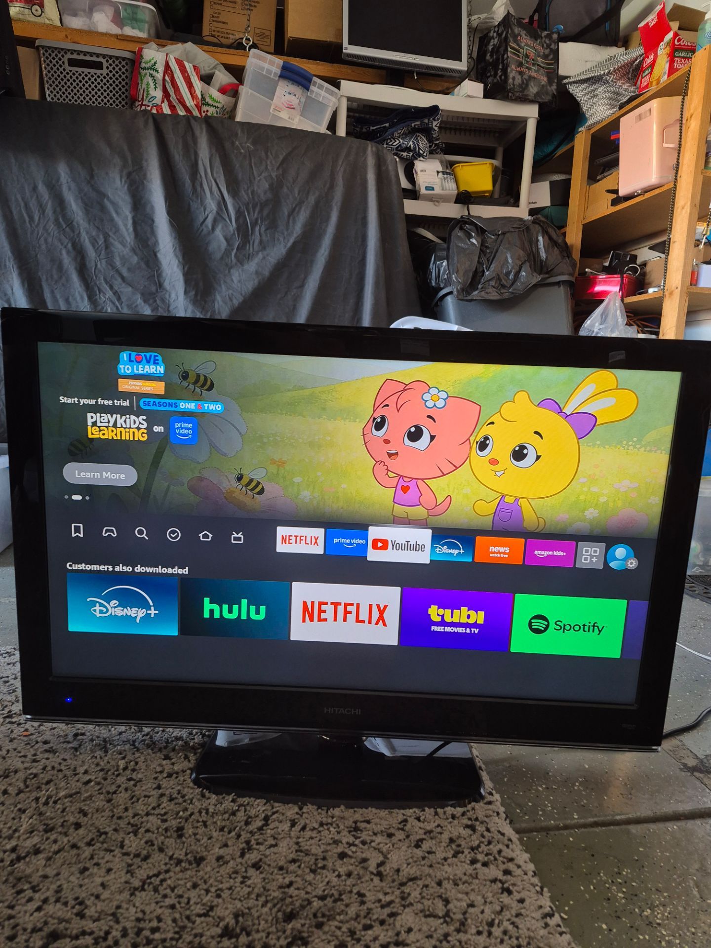43inch Hitachi Tv with Firestick Adapter