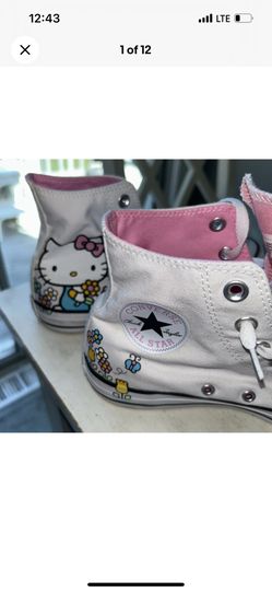 Hello Kitty Converse High Top Sneakers
