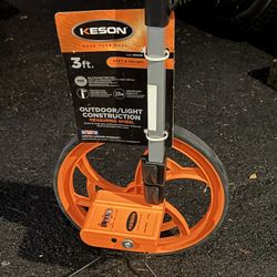 NEW - Keson Outdoor/Light Construction Measuring Wheel  