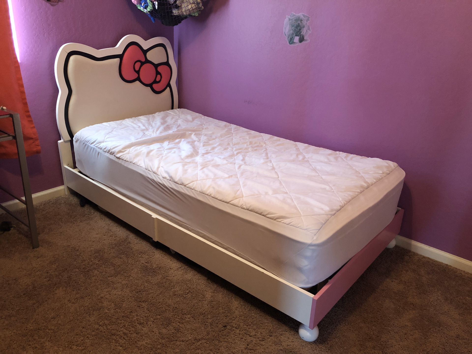 Hello Kitty Twin Bed