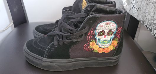 Vans sk8-hi(dia de los muertos) 3.5 youth