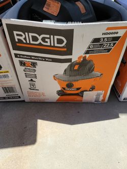 Rigid 6 gal wet/dry Vac
