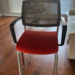 Counter Stool with Metal Frame - 2 Stools