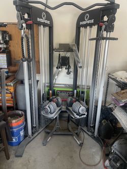 Inspire dual pulley machine