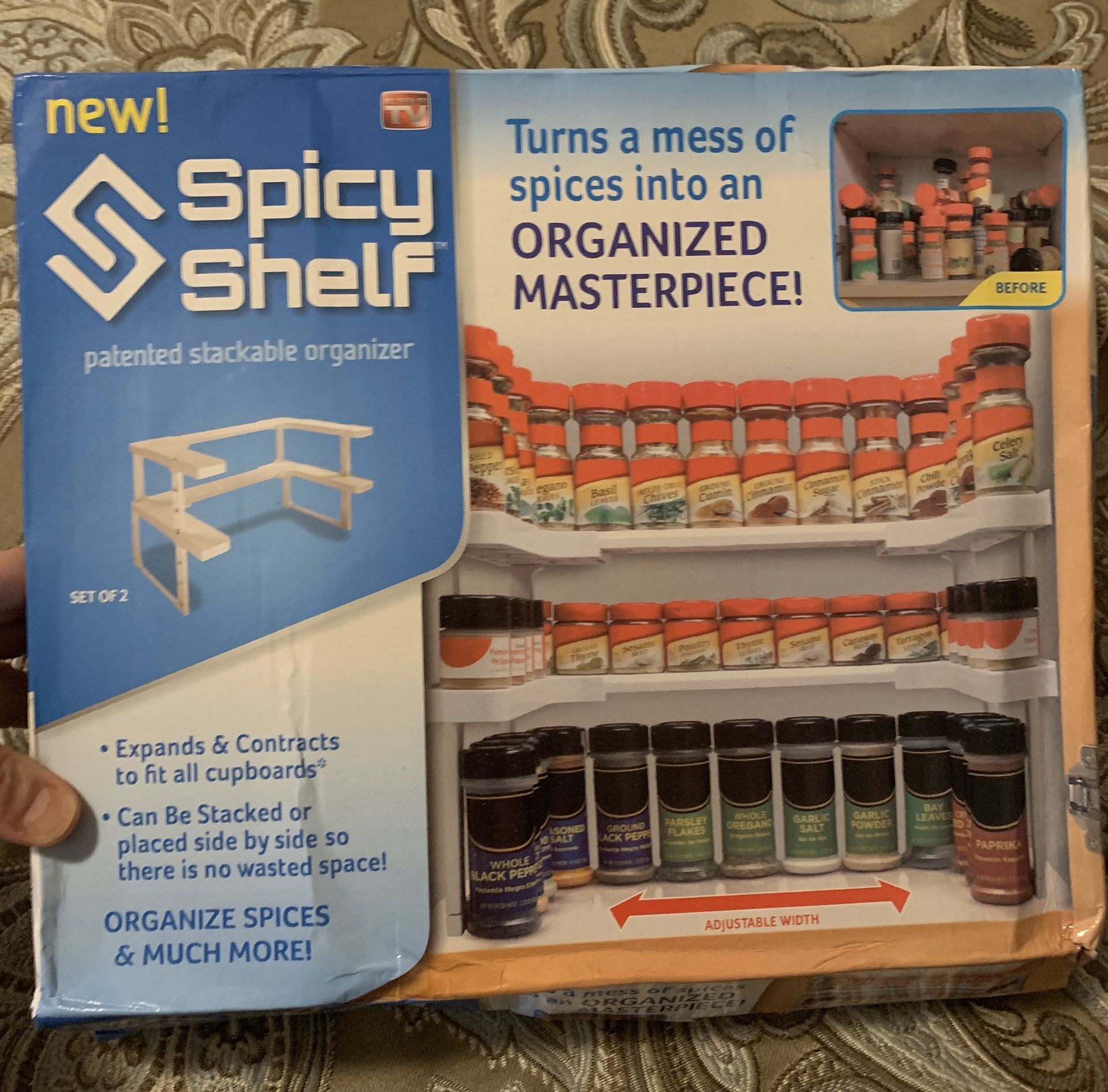 Spicy Shelf Adjustable Spice Rack