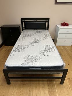 🔥Brand new twin bed set w/ mattress