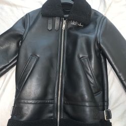 Men’s Faux Leather Jacket S