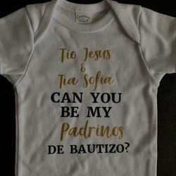 Custom Padrinos Onesie