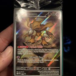 Alakzam 009 Mega Evolution  Black Star Promo