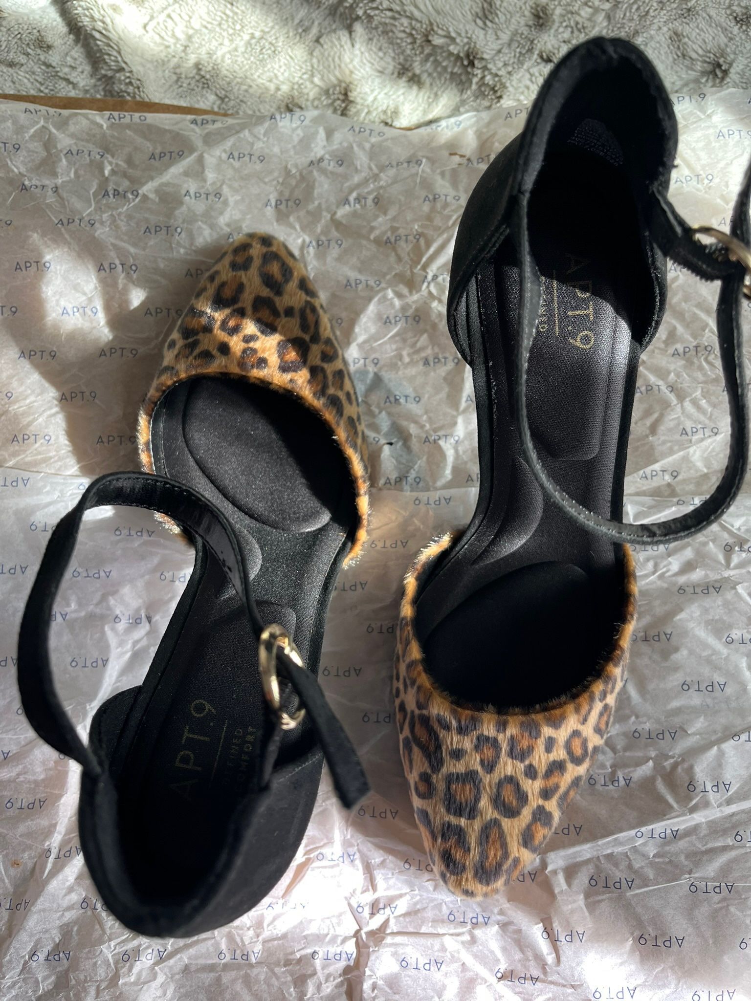 Women’s Leopard Print Heels Size 10