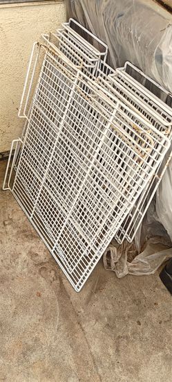 24x26 inch   Six (6) pieces commercial-grade steel wire refrigerator or freezer shelves