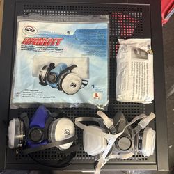 3M & SAS Professional Respirator Bundle – Dual Cartridge – Excellent Condition