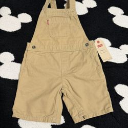 Levis Toddler Boy 4T Shorts Overalls 