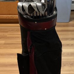 Golf Clubs With Pro Tour Bag