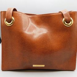 Women’s Desmo Italy Brown Leather Tote Bag