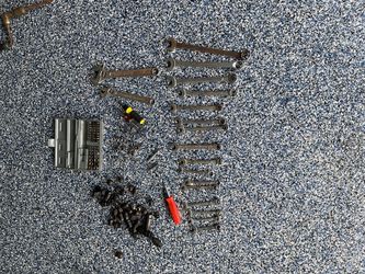 Assorted wrenches and bolts