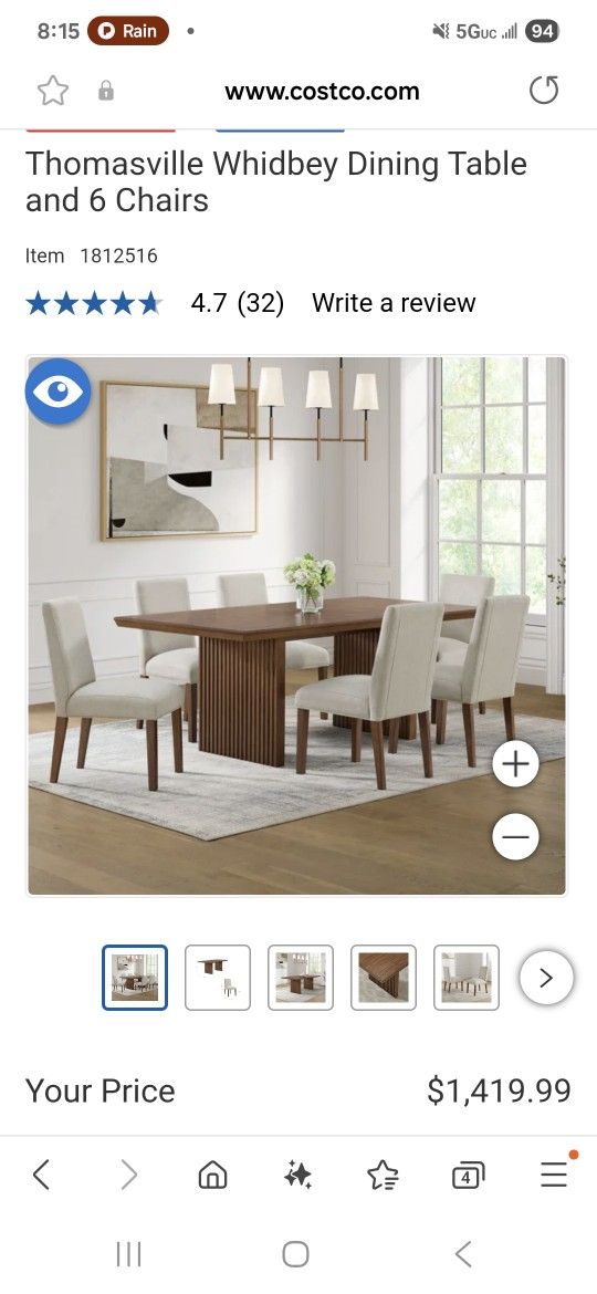 Dining Table Set- Delivery Available‼️