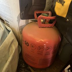 empty helium tank