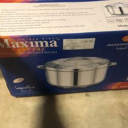 Massive Stainless Steel Cooking Pot