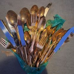Gold Plated Spoons