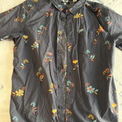 Vissla Men’s Casual Button Down Size L
