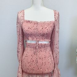Pink Skirt Set 