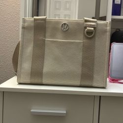 Mini Beige Lululemon Tote