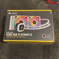 Corsair H100i RGB PLATINUM SE liquid cpu cooler