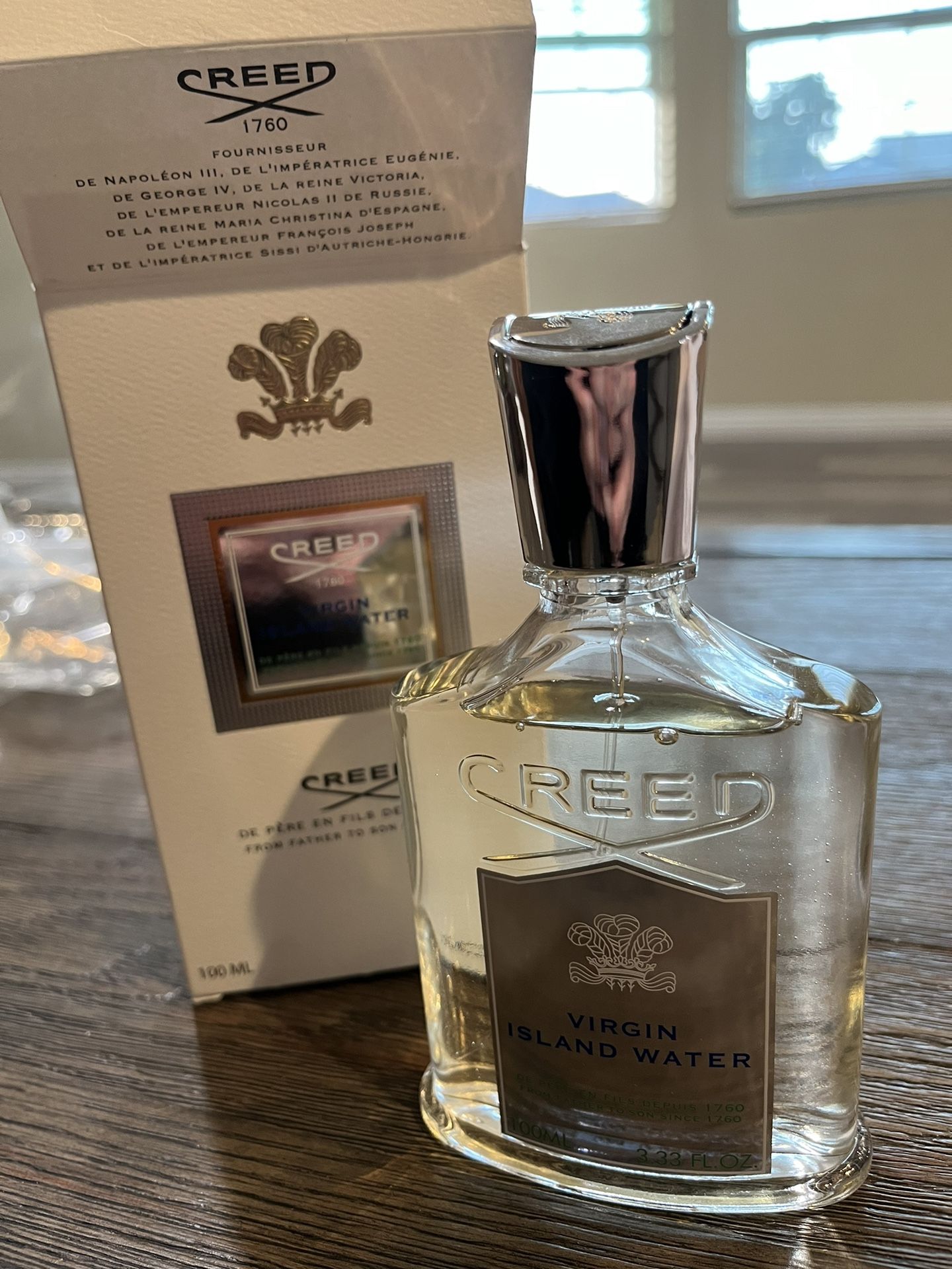 Creed Virgin Island Water