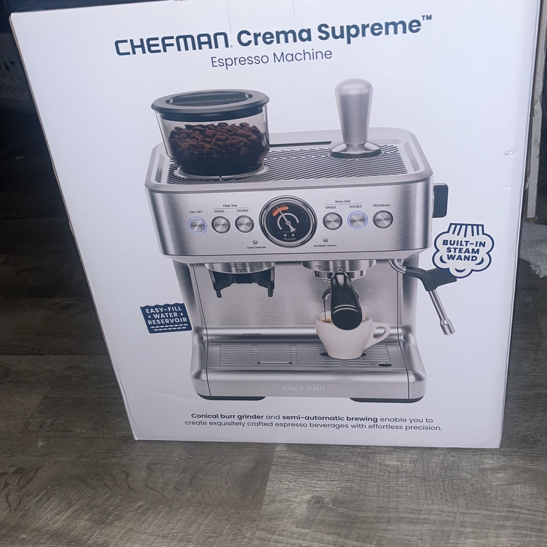 Chefman Crema Supreme Espresso Machine