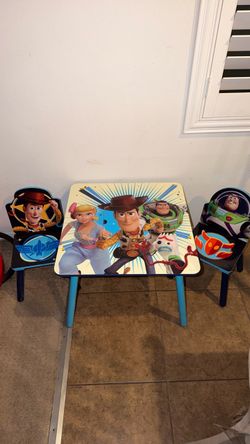 Toddler toy story table