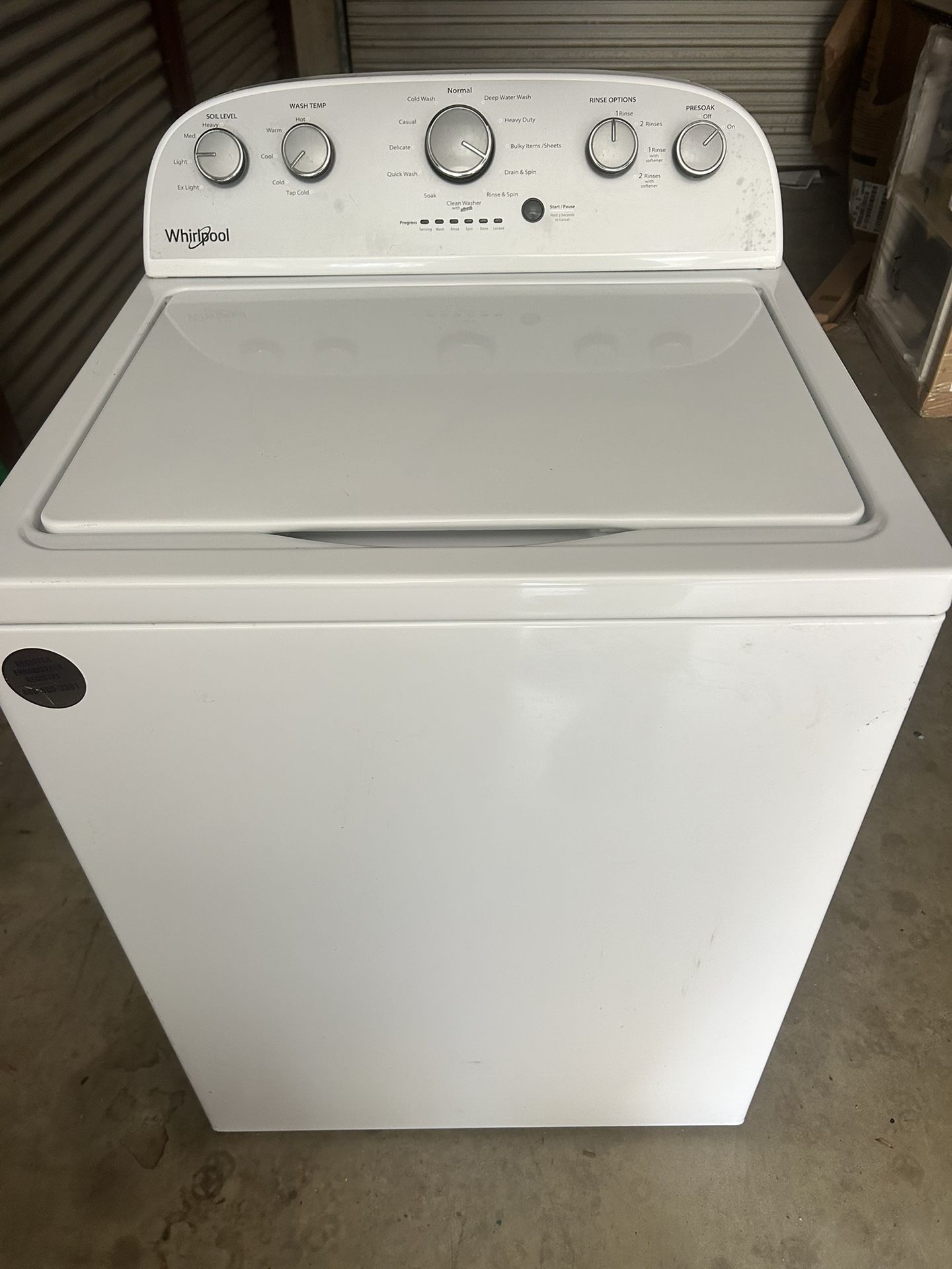⭐️NICE CLEAN WHIRLPOOL TOP LOAD WASHER⭐️