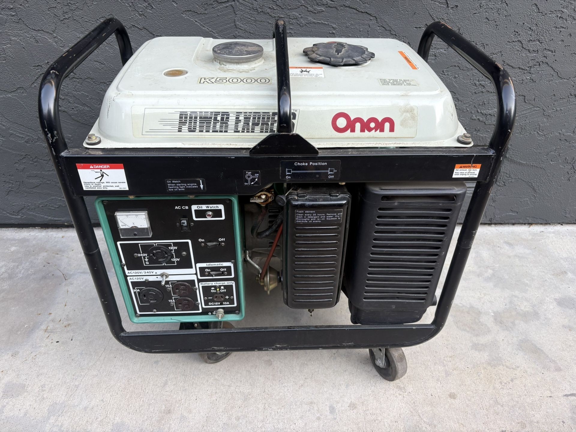 Cummins Onan K5000 Jobsite Generator