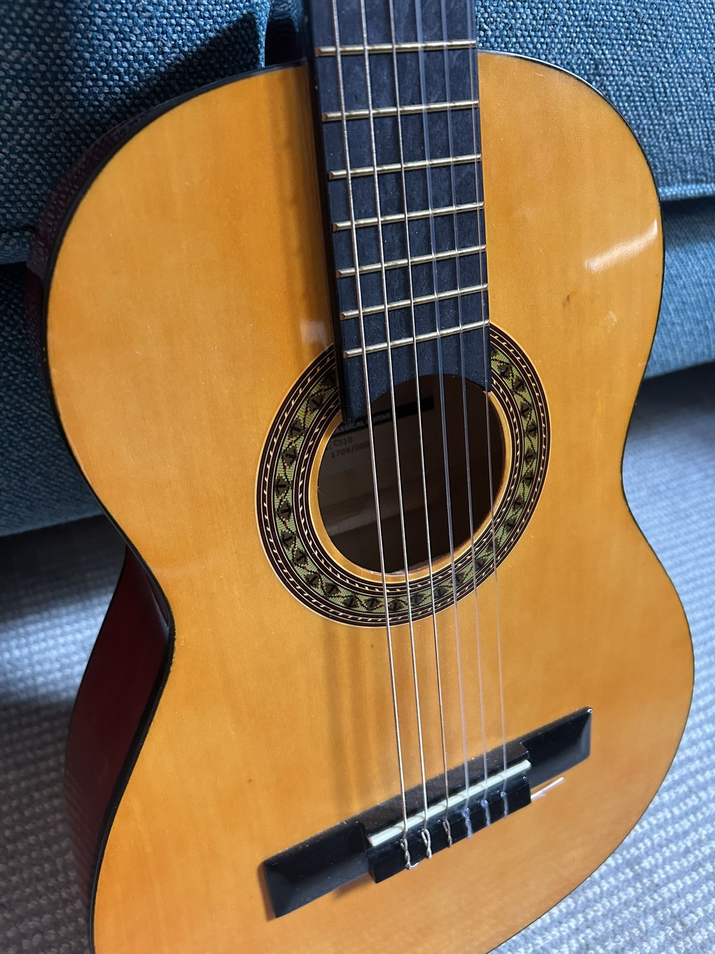 3/4 Size Guitar with Acrylic Strings